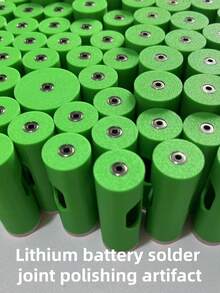 1 Ống mài + 1 Đầu mài đá mài, Dụng cụ đánh bóng pin 18650, Dụng cụ đánh bóng mối hàn pin Lithium, Dụng cụ hiệu quả, Ống đánh bóng, Máy khoan cầm tay chuyên dụng - màu xanh lá - Xem 7