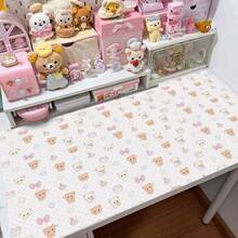 1pc 2D Flat Cute Rilakkumas Bear  Mouse Pad Non-Slip Large Small Home Office Mat - T282 - Xem 18
