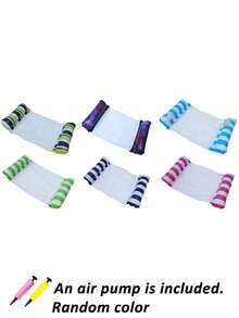 Phao nằm thư giãn bơm hơi dành cho người lớn - Chất liệu PVC bền, phao bơi bơm hơi có thể gấp gọn, họa tiết sọc, thích hợp cho các bữa tiệc bể bơi và quà tặng mùa hè. - Nhiều màu - Xem 2