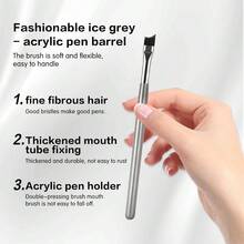 法式美甲笔：双压铜笔杆搭配磨砂亚克力笔杆。符合人体工学设计，笔毛超柔软，轻松打造完美美甲，新手友好，专业沙龙级品质。 - 彩色 - 查看 3