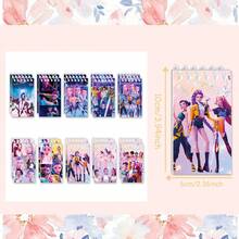 10pcs K-Pop Anime Pattern Notebooks, Portable Spiral Design 24 Pages, Practical Stationery Gift - Multicolor - View 4