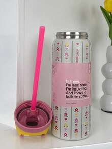 OWA NEW Original 32OZ Insulated Stainless Steel Water Bottle With Straw Sports Water Bottle - 淺藍色 - 查看 3