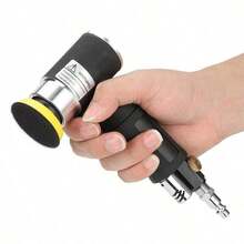 90 Degree Mini Air Orbital Sander 60 Piece Kit, Adjustable Speed Pneumatic Polisher With 1/2/3 Inch Sanding Buffing Discs, Compact Sanding Tool For Wood Craft Furniture Auto Repair - 預設 - 查看 5