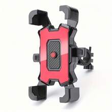 Black Military-Grade Drop Protection Handlebar Phone Mount Heavy-Duty PVC Bicycle Phone Holder Suitable For Electric Bikes Motorcycles Mountain Bikes Features Non-Slip Hands-Free Design Compatible With Smartphones And Tablets Motorcycle Accessory Sturdy Structure Rugged Industrial Design Spring Gift - Multicolor - View 16