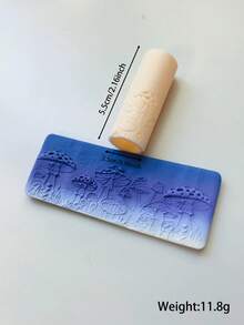 High Precision Pottery Textured Rolling Pin - Durable Plastic Handcraft Mold, Suitable For DIY Jewelry Making And Art Design, Soft Clay Texture Tool With Fine Patterns, Ideal For Unique Handmade, Decorative Earrings | Textured Craft Surface, Jewelry Making Supplies - Texture Roller - View 38