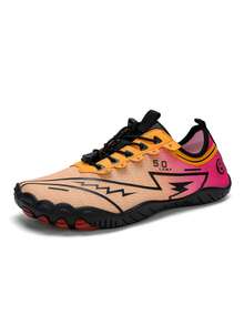 男女通用速干水鞋，柔软舒适的沙滩鞋，适合游泳池、沙滩、冲浪、徒步、瑜伽和其他户外水上运动。 - 桔紅 - 查看 12