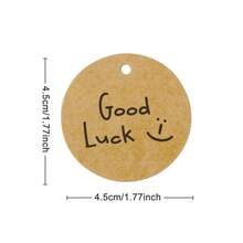 100个印有“我们送给您的小礼物”字样的礼品标签，直径4.5厘米/1.77英寸，圆形，适用于婚礼、派对、活动等场合 | 礼品包装吊牌 - 彩色 - 查看 5