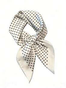 1件经典新款简约波点图案丝巾/头巾 - 彩色 - 查看 7
