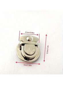 2/3/6Pcs Metal Bag Lock Buckle, Duckbill Style Lock Buckle, Handbag And Shoulder Bag DIY Craft, Leather Wallet Closure Accessory, Fashion Apparel Component, Durable Hardware, Multiple Colors Available - Multicolor - View 11