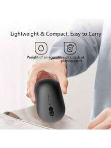 HP S1000C Wireless Charging Mouse, Type-C Charging Interface, Built-In Rechargeable Battery, Long-Lasting Use After One Charge, 10M Stable Transmission, Suitable For Office, Home, Laptop And Desktop Computer - View 2