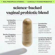 Lemme Purr Vaginal Probiotic - Balanced PH, Healthy Odor, Yeast Balance & Flora Support + Vitamin C For Immune Health - 2PCS - 查看 4