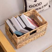 Handwoven Basket For Versatile Home Organization In Living Room, Bedroom, Entryway And Bathroom – Durable Design With Thick Carrying Handle And Reinforced Metal Frame, Ideal For Towels, Accessories, Craft Supplies, Plant Display, And Gift Storage, Lightweight Yet Sturdy Weaving, Premium Finish, Neutral Tone, Space-Saving Decor Solution For Spring Refresh And Everyday Home Styling - Multicolor - View 7