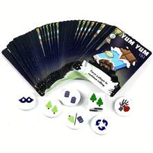 Comical Raccoon Card Game Board Game Festive Or Birthday Gift Violet-Coloured Cards Cards Card Game - Lilac Purple - View 5