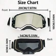 High-Definition Lens Breathable Dustproof Bicycle Goggles, Suitable For Road Cycling, Mountain Biking And Outdoor Activities, All-Season Use - Multicolor - View 4