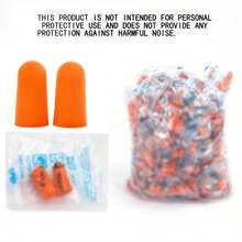 20pcs/40pcs Soft Comfortable Reusable Foam Earplugs, Suitable For Airplane Travel, Work, Study, Orange Color, Comfortable Fit, Durable Earplugs, Lightweight Soft Foam Design - Multicolor - View 9