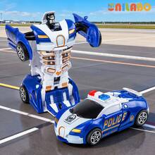 unilabo Transforming Sports Car Toy - Inertia Glide Racing Car - Automatic Transformation - Racing Car, Children's Car Toy, Racing Car, Boys Toy - Multicolor - View 17