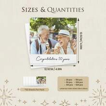15-500pcs Custom Birthday Napkins, 3-Ply Personalized Party Napkins With Picture, Clear Printing, Disposable Dessert Napkins, Customized Cocktail Napkins, Milestone Birthday Party Decoration, Custom Party Favors - White - View 2