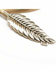 Women's Gold Elastic Waist Belt, Fashionable Accessory To Pair With Evening Dresses - Multicolor - View 7