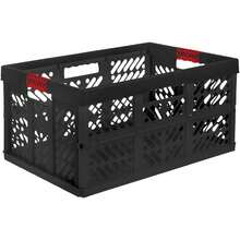 Keeper Set Of 10 Folding Boxes, 45 Liters, Ben, Graphite And Red - Multicolor 2 - View 2