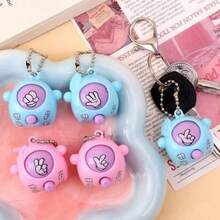 5/10/20Pcs Rock-Paper-Scissors Funny Toy Keychain/Handheld Stress Relief Game Key Holder/Spinner Keychain - Rock-paper-scissors Egg Keychain - View 7