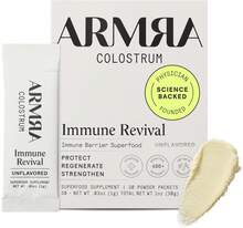 ARMRA Polvo de Calostro | Sin sabor | Salud intestinal y hinchazón | Piel y cabello | Keto, sin gluten y sin grasa | 30 porciones - 30 porciones (paquete de una) - Ver 12