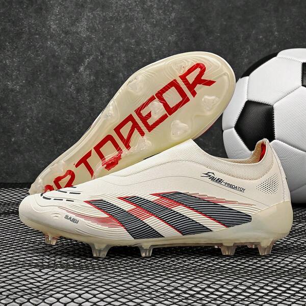 Men's Football Shoes, Hard Ground Football Shoes, Women's Artificial Turf Football Shoes, Unisex Outdoor Breathable Professional Football Shoes For Sports