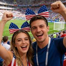1 Peça Faixa de Cabeça com Laço para Fã de Futebol, Acessório de Torcida, Perfeito para Celebrações do Dia da Independência e Festas de Futebol, Faixa de Cabeça Unissex para Apoio de Fãs em Eventos Esportivos, Acessório de Torcida, Acessório de Torcida para a , Cores Vibrantes, Vários Estilos, Fantasia de Festa, Acessório com Padrão de Bandeira Nacional, Conjunto de Acessórios para Fã de Futebol, Faixa de Cabeça com Laço, para Celebrações Esportivas, Eventos Esportivos de Futebol da e Trajes de Festa, Voetbal - Multicolorido - Visão 6