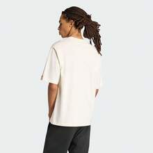 Adidas 男士 M VERB BADGE 短袖T恤，针织圆领T恤 TKB4892 - 白色 - 查看 3