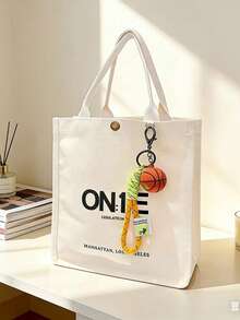 1 pieza Colgante de baloncesto mini! Llavero de cuerda trenzada, accesorio para mochila, regalo exclusivo y de alta gama para hombres - Naranja Quemada - Ver 4