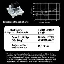 50/100个键盘开关 键盘按键替换 3针触感开关 适用于MX轴机械键盘 - 查看 5