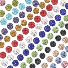 20/50/100pcs Colorful Glass Rhinestone Beads - Mixed Colors, Suitable For DIY Jewelry, Bracelets, Necklaces, Keychains, Party Decorations, Multifunctional Craft Kit With Clay Pen And Earring Hooks For Jewelry Making - Multicolor - View 7