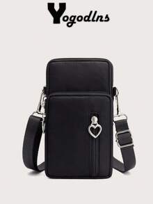 Yogodlns Túi vuông trang trí hình trái tim mini nhiều khóa kéo Ví điện thoại đeo tay cho nữ Túi đeo chéo thông thường nhẹ hiện đại cho doanh nghiệp Thẻ tín dụng Thẻ căn cước Tiền mặt Kinh doanh giản dị Ngày nhà giáo Quà tặng cho giáo viên Công việc Kinh doanh Đi lại Du lịch Ngày lễ Văn phòng Kỳ nghỉ Làm quà tặng cho phụ nữ Cho nữ Nhân viên văn phòng Túi đeo chéo trơn dưới cánh tay S Quà tặng cho giáo viên cho bạn gái Quà tặng cho phụ nữ Quà tặng trái tim Đồ dùng học tập Quà tặng cho giáo viên Quay lại trường Túi đựng iPhone Túi đựng điện thoại cho phụ nữ Ví Ví - màu đen - Xem 1