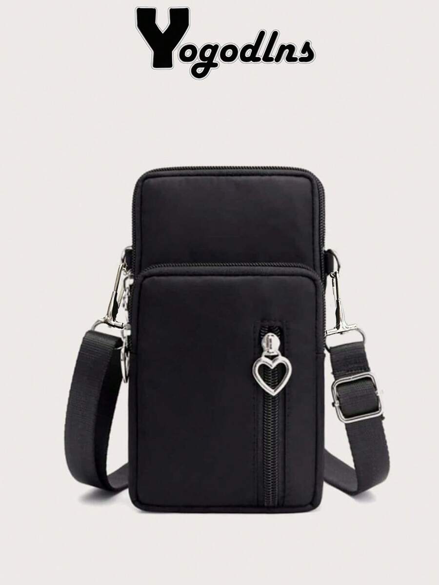 Yogodlns Túi vuông trang trí hình trái tim mini nhiều khóa kéo Ví điện thoại đeo tay cho nữ Túi đeo chéo thông thường nhẹ hiện đại cho doanh nghiệp Thẻ tín dụng Thẻ căn cước Tiền mặt Kinh doanh giản dị Ngày nhà giáo Quà tặng cho giáo viên Công việc Kinh doanh Đi lại Du lịch Ngày lễ Văn phòng Kỳ nghỉ Làm quà tặng cho phụ nữ Cho nữ Nhân viên văn phòng Túi đeo chéo trơn dưới cánh tay S Quà tặng cho giáo viên cho bạn gái Quà tặng cho phụ nữ Quà tặng trái tim Đồ dùng học tập Quà tặng cho giáo viên Quay lại trường Túi đựng iPhone Túi đựng điện thoại cho phụ nữ Ví Ví - màu đen - Xem 1