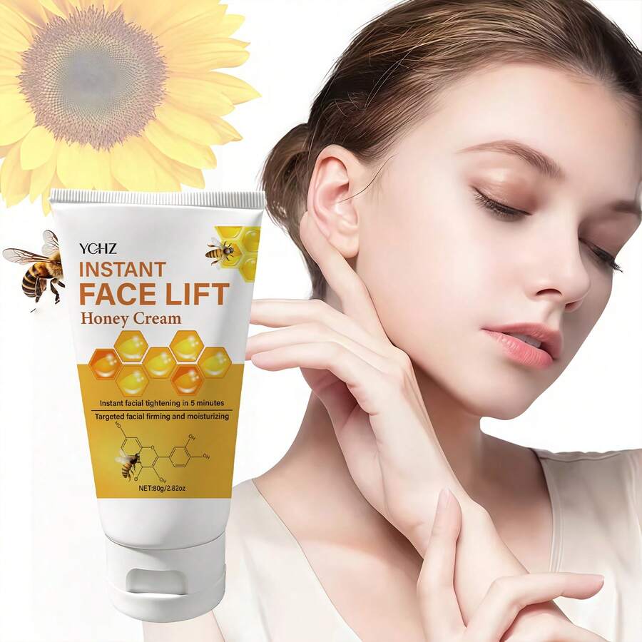 蜂毒瞬效提拉面霜 80克 | 玻尿酸 | 紧致平滑 | 快速吸收，不油腻 | 无酒精 | 适合所有肤质 - 80g - 查看 1