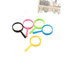 6pcs Color Plastic Magnifier - Handheld, Mini Lens For Science Lesson And Outdoor Observation - Fun Party Tool, No Charging Required, Multiple Colors Random, Magnifying Glass - A - View 4