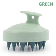 1 Stück Haarwaschbürste mit weichem Gummigriff, Kopfhautmassage Kamm Haarkratzer - A - Übersicht 11