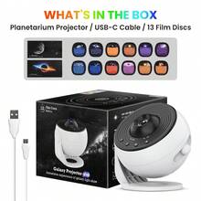 13-In-1 Star Projector, Galaxy Lamp, Nebula Night Light, Galaxy Projector With Timer, LED Space Galaxy Lamp, Bedroom Bedside Lamp For Adults - Multicolor - View 12