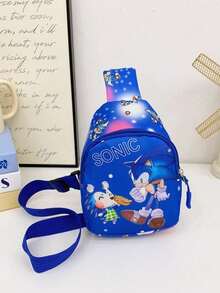 Breathable Lightweight One Shoulder Sling Bag, Large Capacity Bicycle Chest Bag, Multi-Layer Unisex Chest Pack, Minimalist Casual Travel Crossbody Bag For Women, Functional Printed Sling Bag - Multicolor - View 11