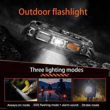 GUHUAVMI 1pc 2026 New Outdoor Sports Smart Watch For Men, 1400mAh Ultra-Large Battery Capacity, Dual-Color LED Flashlight, 2.01-Inch HD Full Touch Screen, Supports SOS Flashing Mode, Sound Alarm Mode, Bluetooth Calling, Voice Assistant, Reminder Function, IPX8 Waterproof, GPS Sports Tracking, 100+ Sports Modes, Health Monitoring Smart Watch Compatible With IPhone And Android - View 7