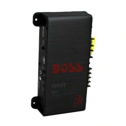 BOSS Audio R1002 Riot 200W 2-Channel Class A/B Car Audio High Power Amplifier