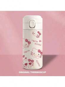 1个/套 猫咪保温水瓶，可爱韩版男女通用水杯 - 彩色 - 查看 14