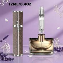 Refillable Leather Bottom Luxury Travel Perfume Atomizer, Portable Mini Cologne Spray Bottle - Multicolor - View 63