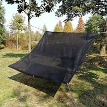 1 Multifunctional Outdoor Beige Sunshade Net, Thickened Sunshade Net, Courtyard Sunshade Net, With Edge Wrapping And Punching - Multicolor - View 10