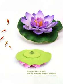 1/3/5/10pcs Artificial Floating Foam Lotus Leaf Decoration, Suitable For Pond, Aquarium And Stage, Realistic Lotus Leaf Green Plant, Fish Pond Simulation Lotus, Realistic Water Lily Micro Landscape, 10cm, Valentine's Day, Birthday, Graduation Gift Party Pack, Room, Home, Wall, Bathroom, Bedroom, Room Decor, Office Desk Accessories, Wedding Supplies, Wedding, Living Room - White - View 11