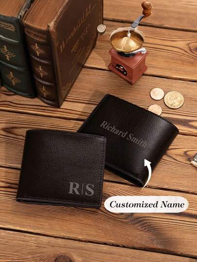 1 Stück personalisierter Kreditkartenhalter aus Kunstleder mit Krokodilprägung, personalisierte Geldbörse aus Krokodilleder-Kunstleder mit Initialen als DIY-Geschenk für Freund, Freundin, Geburtstag, tragbar und vielseitig einsetzbar