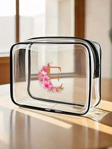 3件套 - 1个化妆包、洗漱包、收纳袋、化妆品收纳包、手提包、轻便旅行居家两用包、旅行必备品、珠宝收纳包、唇彩收纳包、指甲油收纳包、化妆品收纳包、发带和腕带 - 多色 - 查看 11