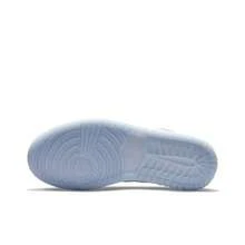 Nike Jordan 1 Simple Comfortable Anti-Slip Low-Top Retro Basketball Shoes Fashionable Casual Sports Basketball Shoes Unisex Grey And White - DC0774-105 - 查看 5