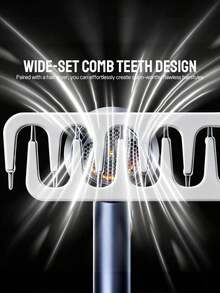 1 lược răng thưa - Dùng được cho cả nam và nữ, dụng cụ lý tưởng để tạo kiểu tóc xoăn bồng bềnh. Tay cầm có vân phù hợp với mọi loại tóc. Lược tạo kiểu này có thể nâng chân tóc, giúp nam giới tạo vẻ ngoài bồng bềnh và che đi phần tóc chẻ ngọn, cũng thích hợp để tạo kiểu tóc mái cho nữ. Thích hợp sử dụng hàng ngày, khi đi công tác, đi chơi và làm việc văn phòng. Nhỏ gọn và dễ cất giữ. - Nhiều màu - Xem 9