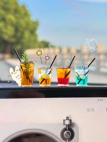 American Coffee Themed Decor, Soothing Car Accessories, And Mini Car Interior Decorations