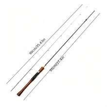 Carbon Solid Horse Mouth Rod, White Micro Fishing Rod, Smooth Casting Ultralight Lure Rod - Multicolor - View 5